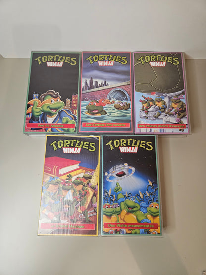 Lot VHS Vintage Tortue Ninja