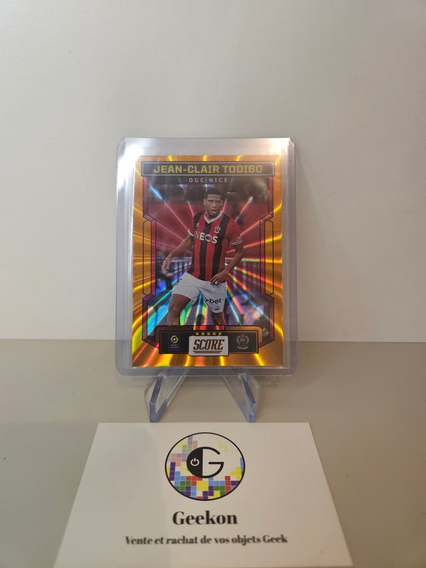 2023-24 panini score ligue 1 Todibo 12/35 Laser Score team OGC NICE 2024