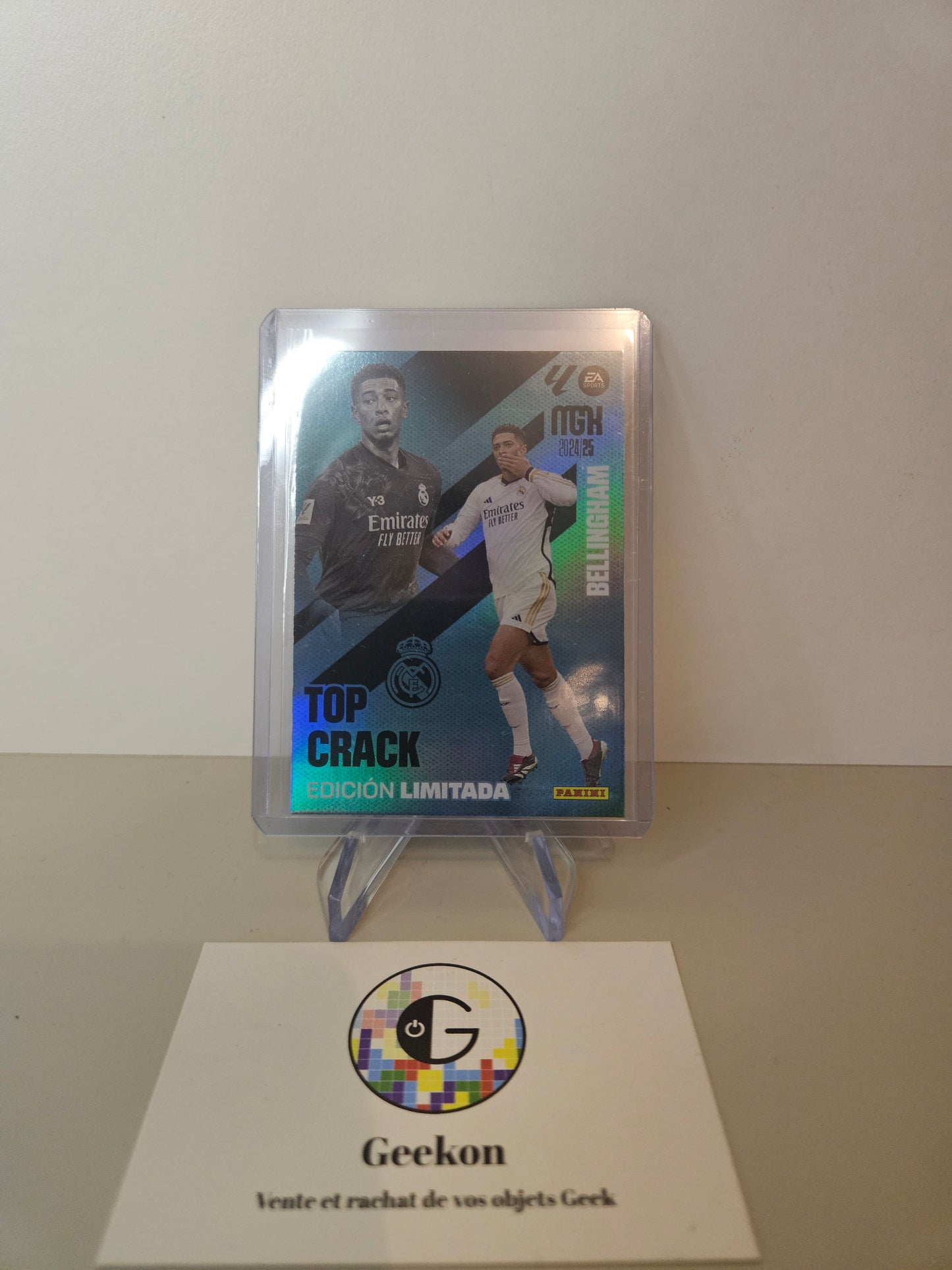 CARTES PANINI 2024-25 MGK limitée TOP CRACK JUDE BELLINGHAM REAL MADRID