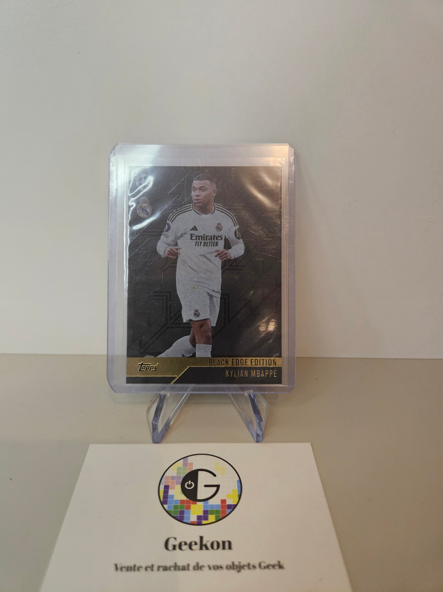 Match Attax 24/25 Black Edge Edition Kylian Mbappe Real Madrid #BE7