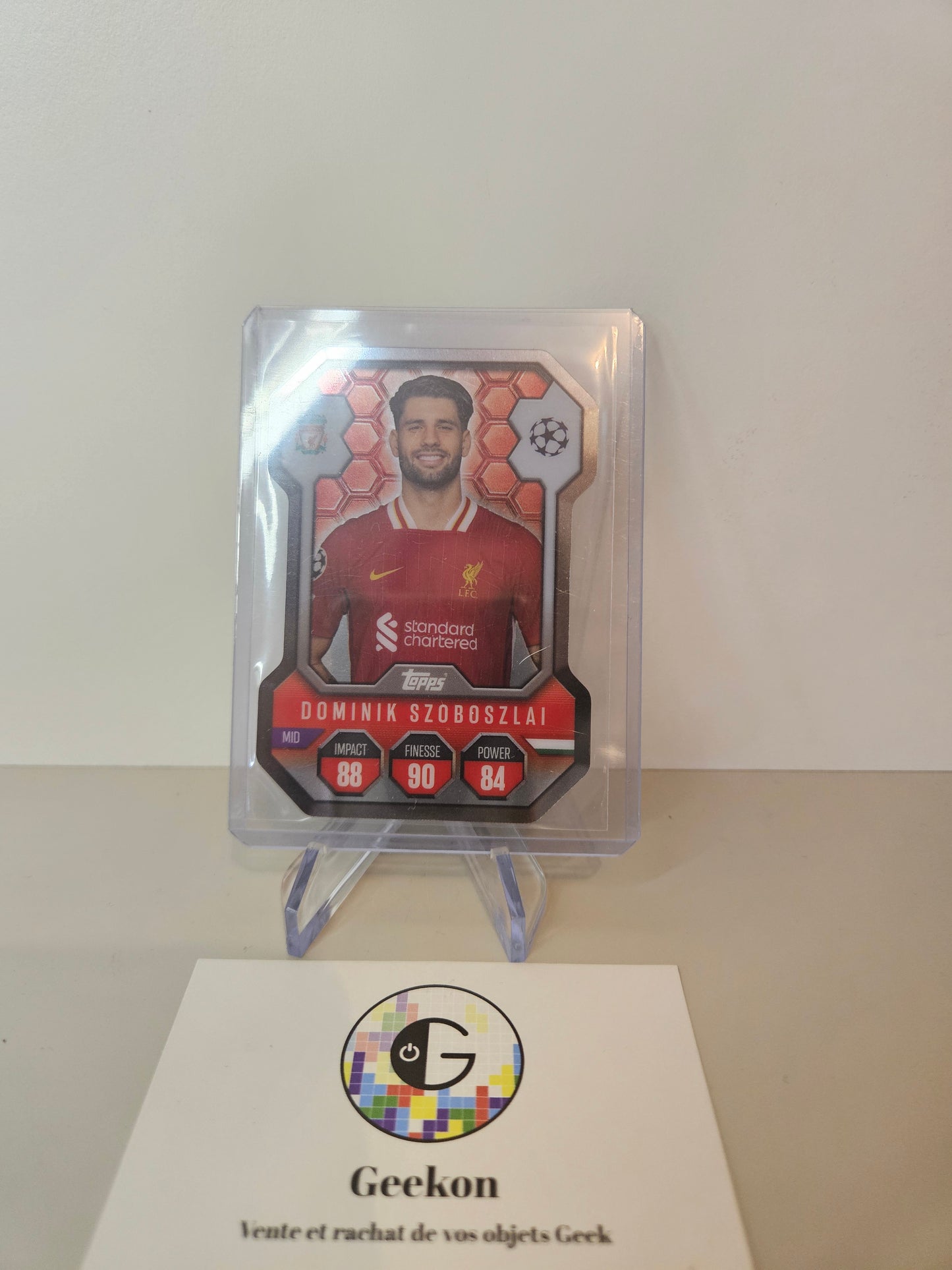 Match Attax 2024 2025 24/25 Chrome Shield Dominik Szoboszlai Liverpool SH4 Card