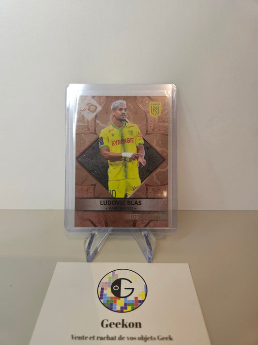 Panini Carte Ultra prenium fc nantes. Parallele bronze ludovic blas 734/1000