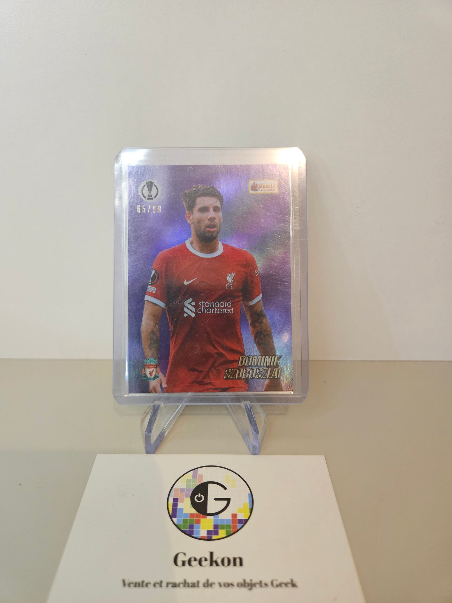 2023/24 Topps Merlin Heritage - Dominik Szoboszlai 65/99 - LIVERPOOL