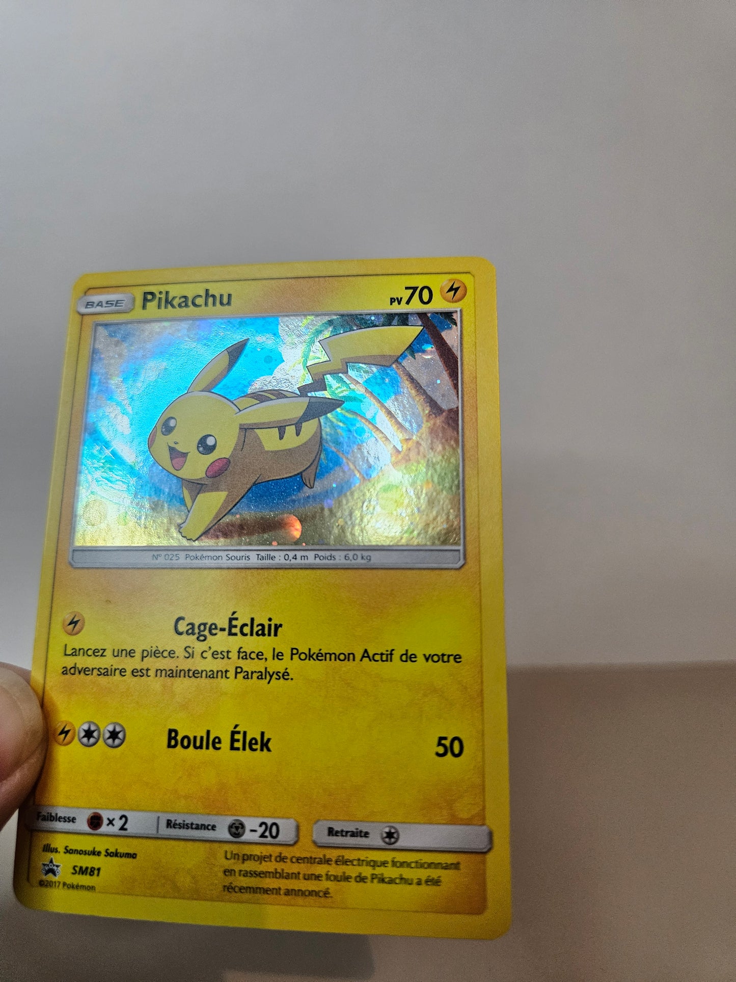 Pikachu Holo SM81