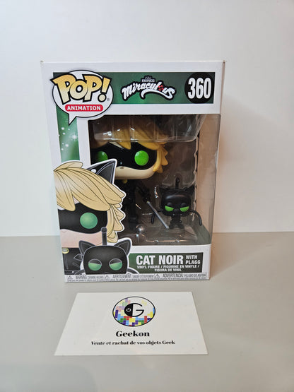 Funko Pop Miracoulous Cat Noir 360 Damaged Box