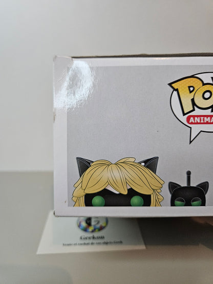 Funko Pop Miracoulous Cat Noir 360 Damaged Box