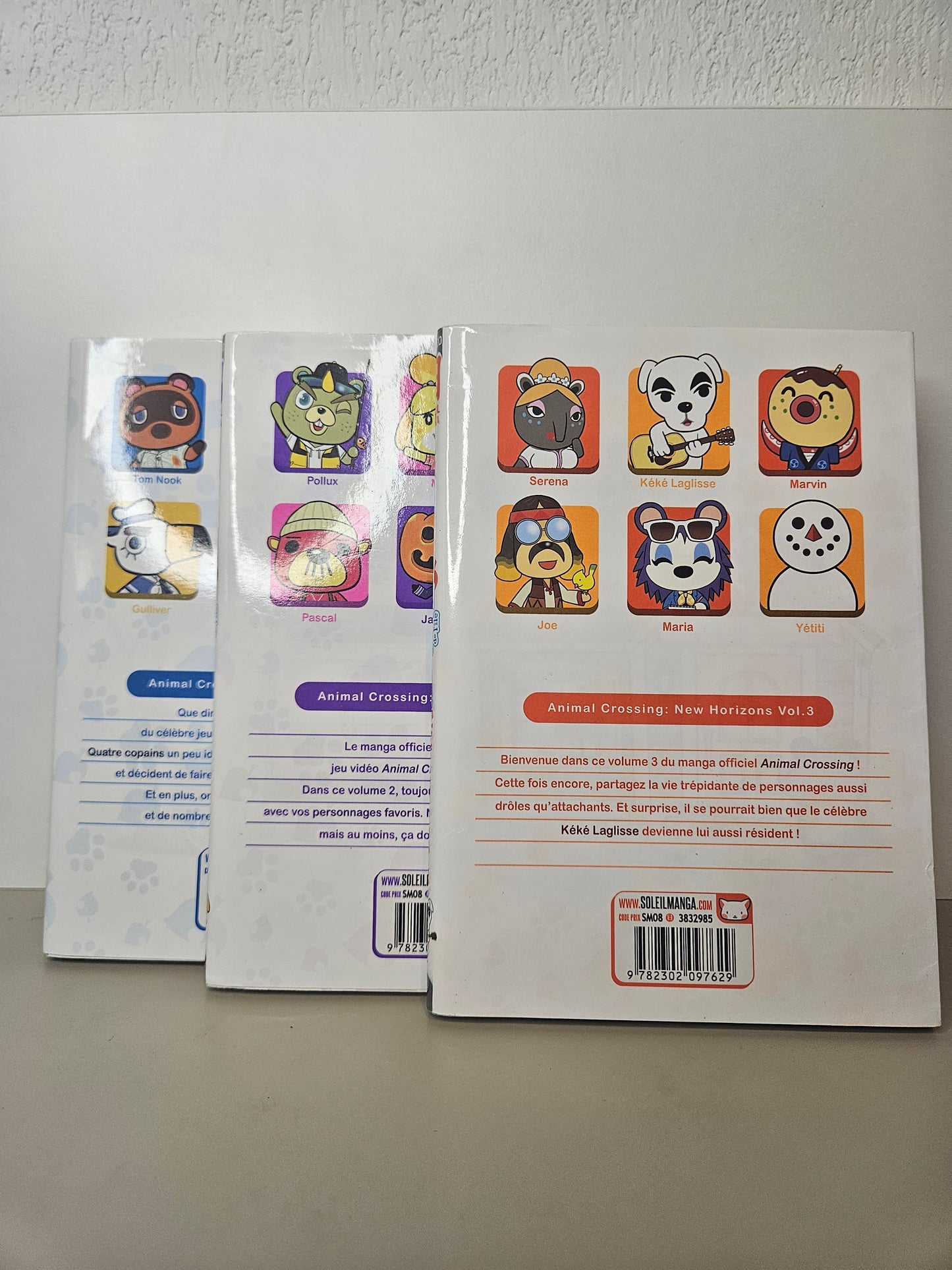 Lot 3 Tomes Animal Crossing