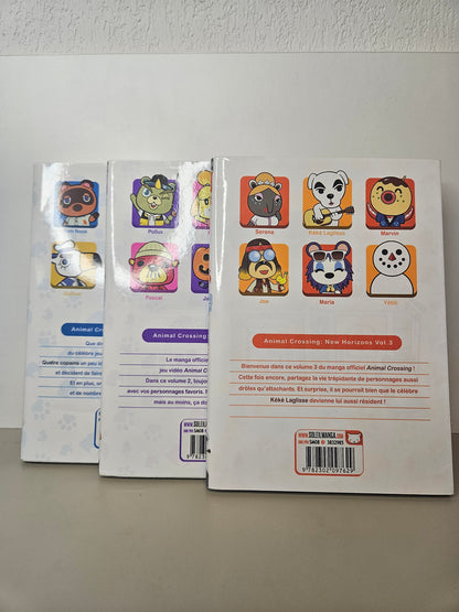 Lot 3 Tomes Animal Crossing