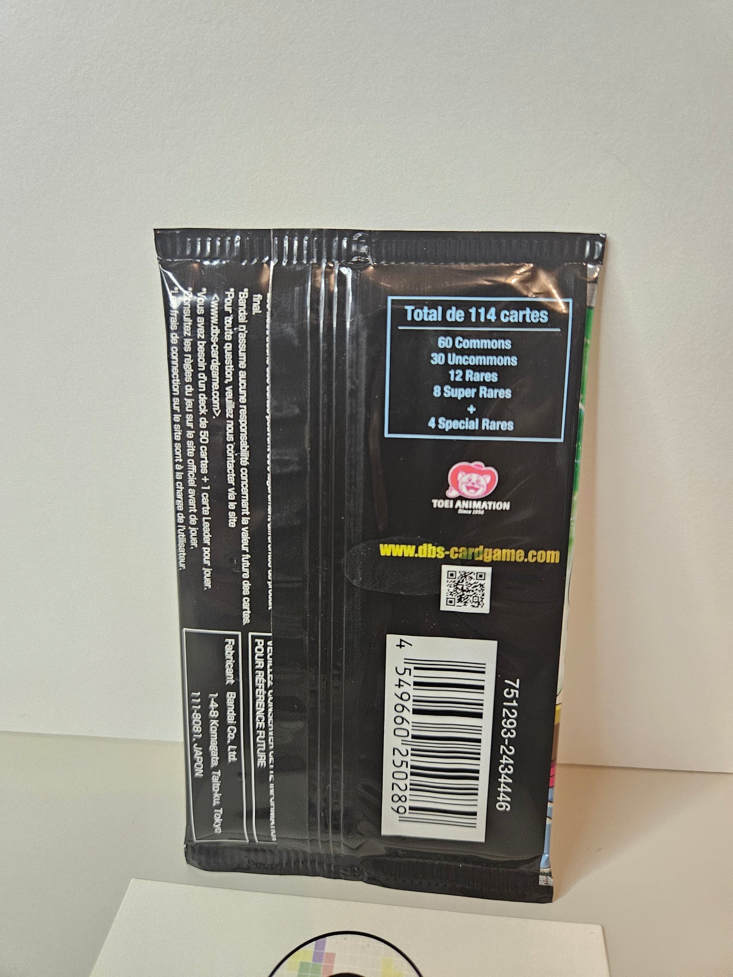 Booster Broly Dragon Ball Super Card Game B01