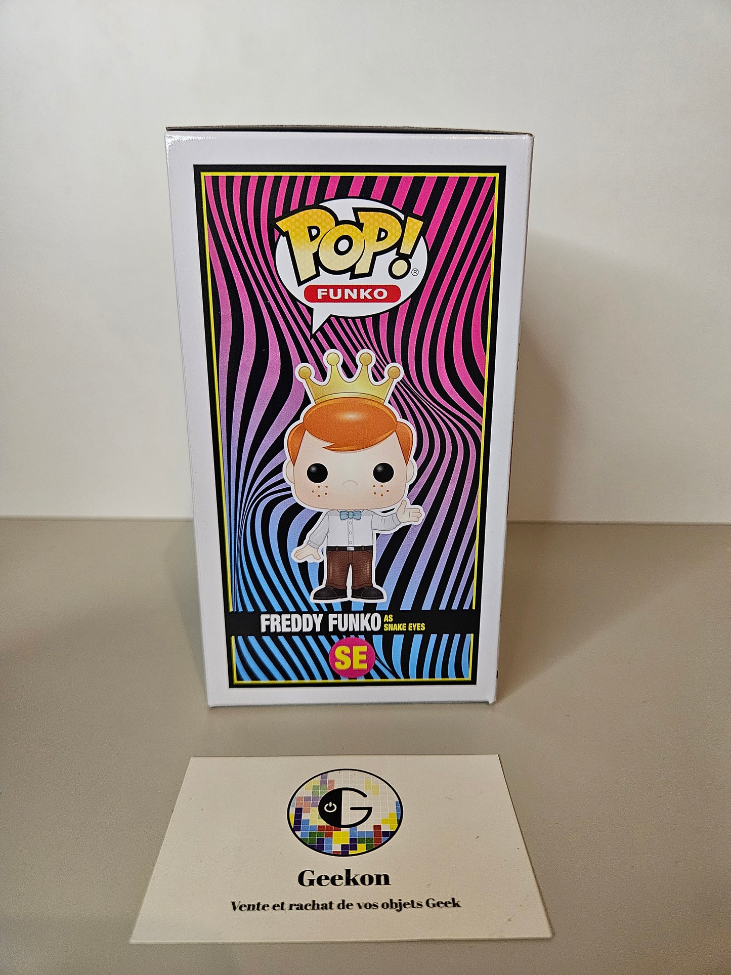 Funko Pop Freddy Funko As Snake eyes Blacklight Battle 2022