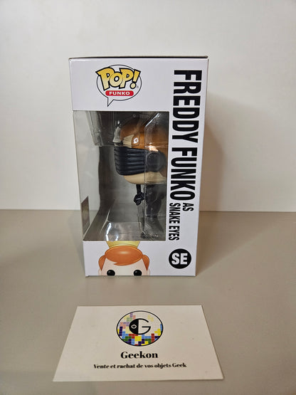 Funko Pop Freddy Funko As Snake eyes Blacklight Battle 2022