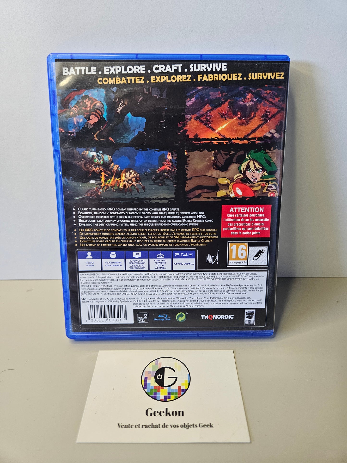 Playstation - Battle Chasers Nightwar