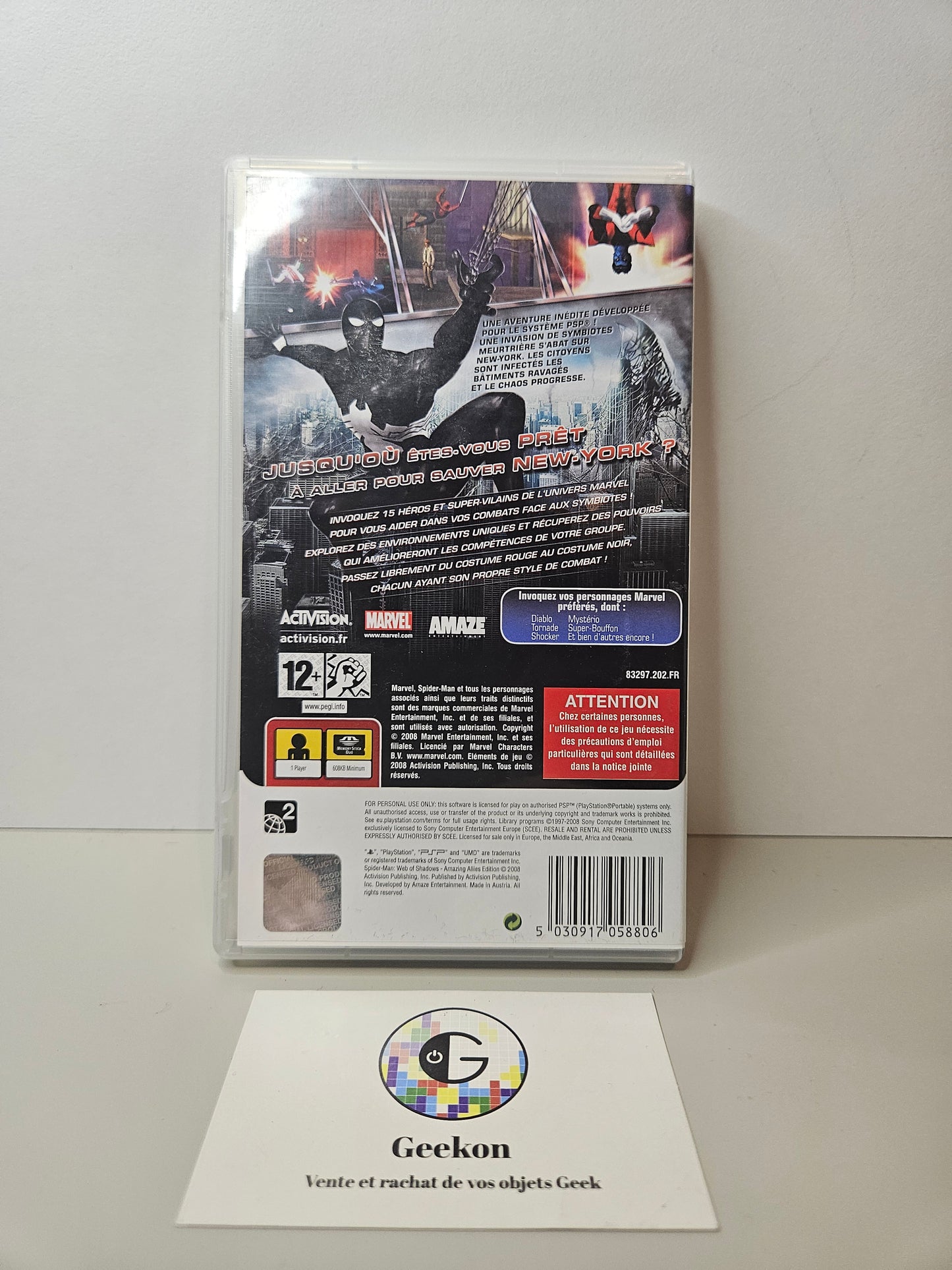 Playstation - Spider-man le règne des ombres