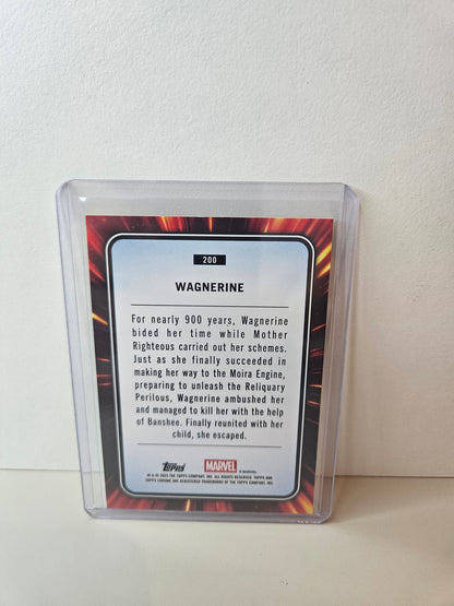 Wagnerine Gold Lava Marvel Topps Chrome 2025