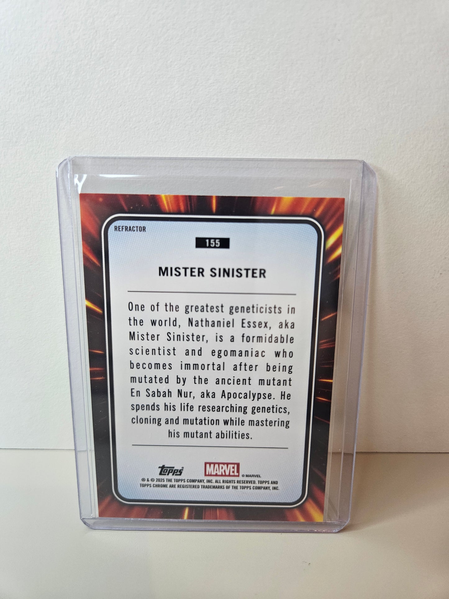 Mister Sinister Refactor Marvel Topps Chrome 2025