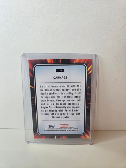Carnage Marvel Topps Chrome 2025