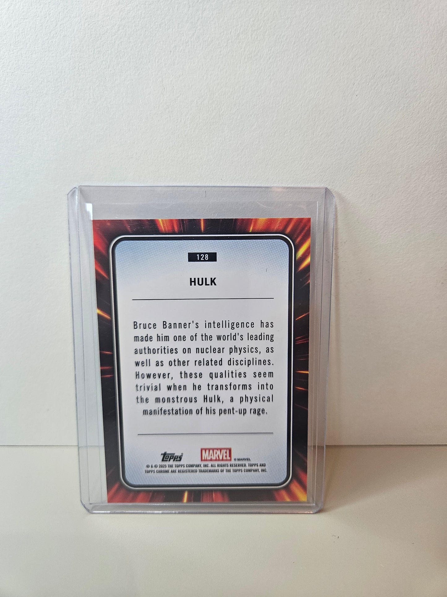 Hulk Marvel Topps Chrome 2025