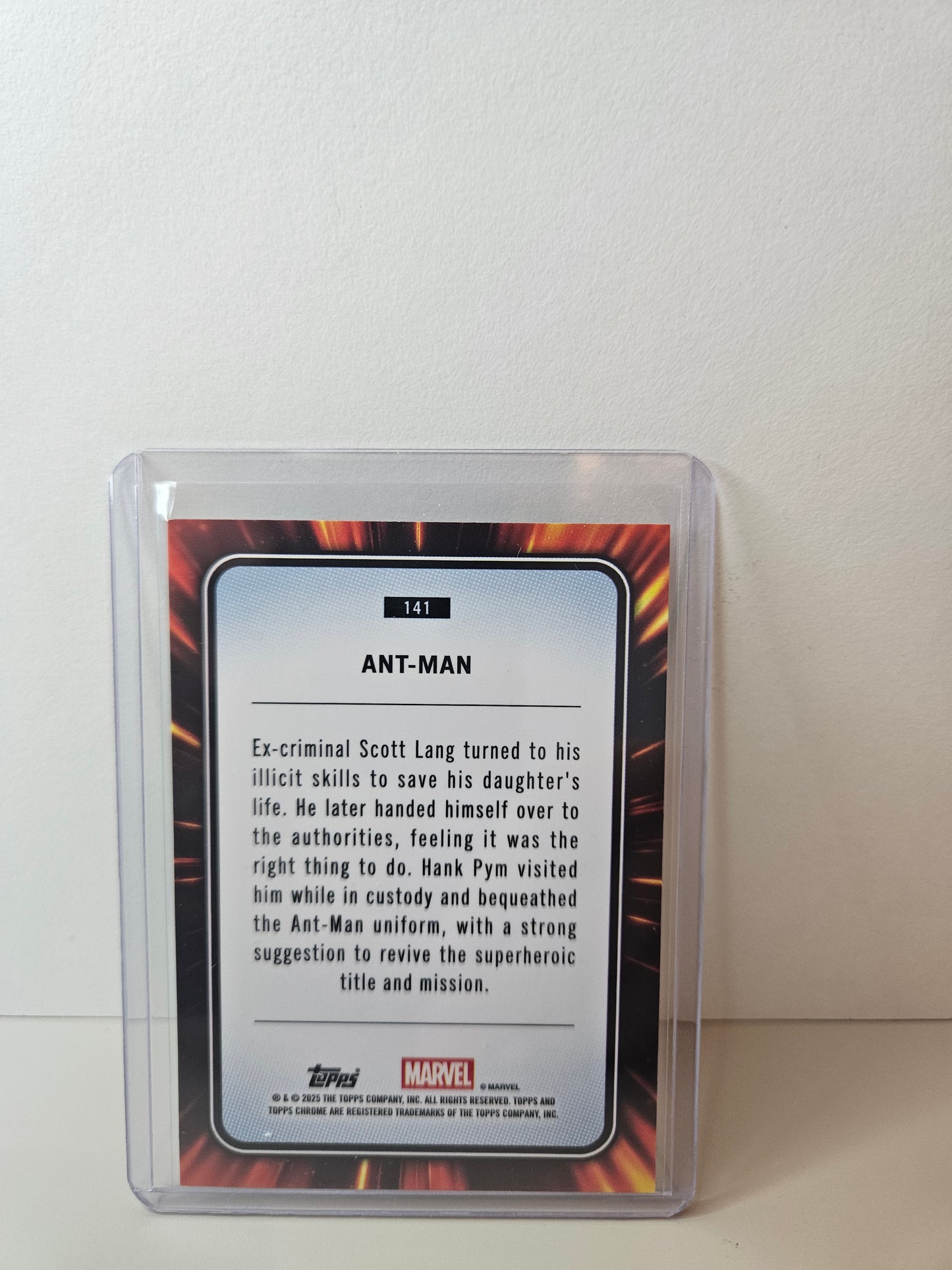Ant-Man Marvel Topps Chrome 2025