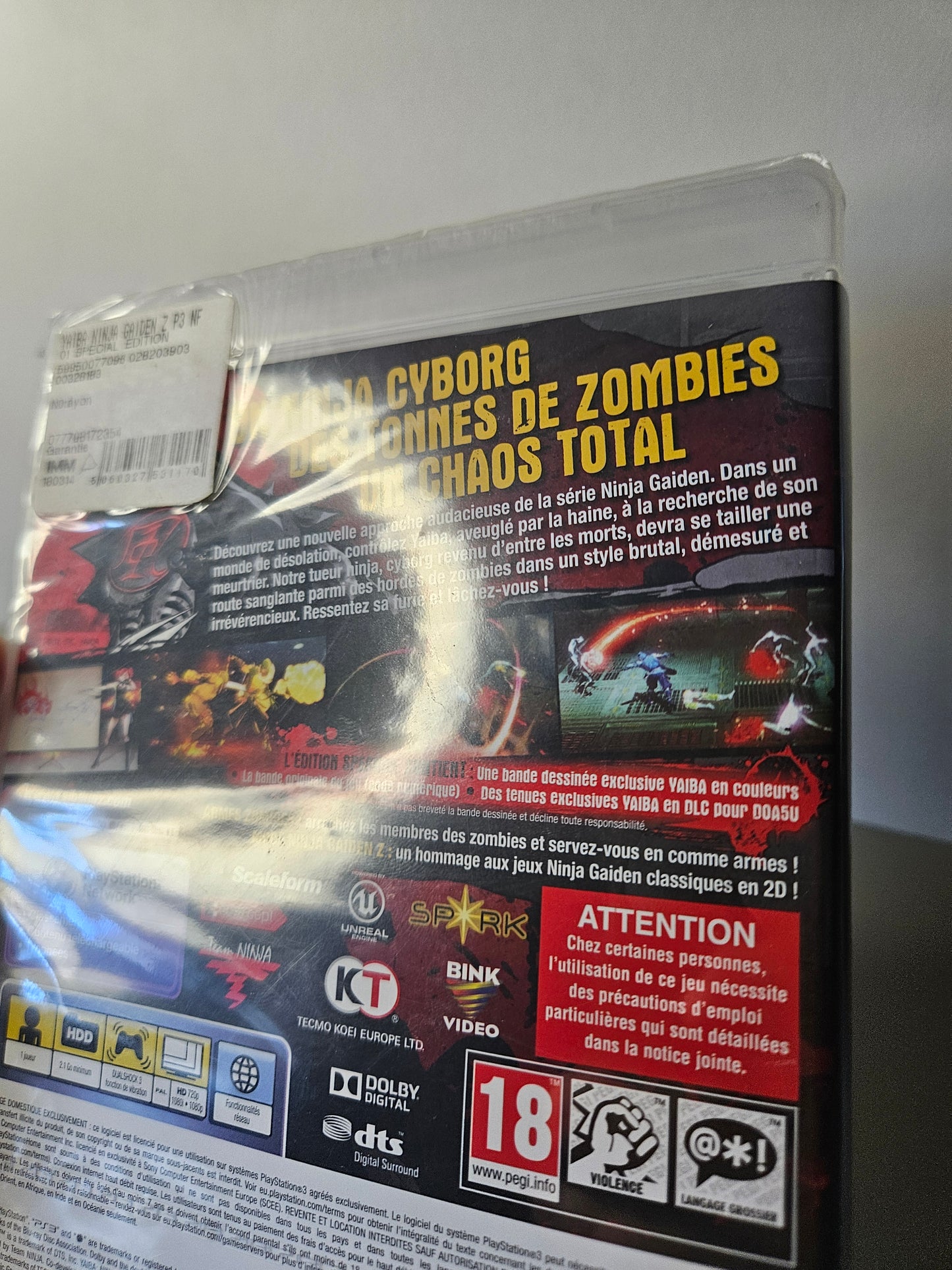 Playstation - Yaiba Ninja Gaiden Z