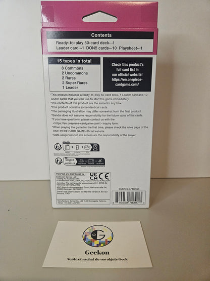 Starter Deck Uta ST-11 English One Piece Card Game TCG Sealed