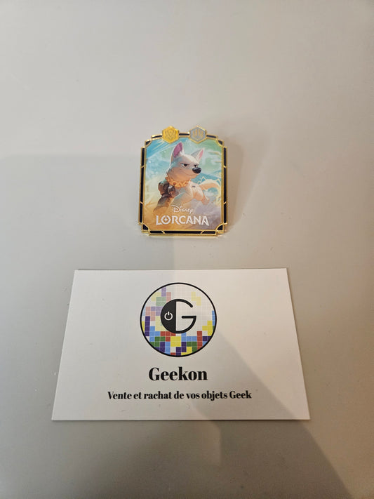 Pin's promo Disney Lorcana League Volt Bolt Superdog Archazia's Island