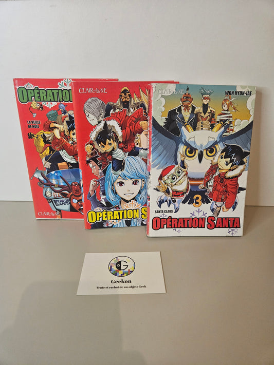 Manga Tome 1 à 3 Operation Santa
