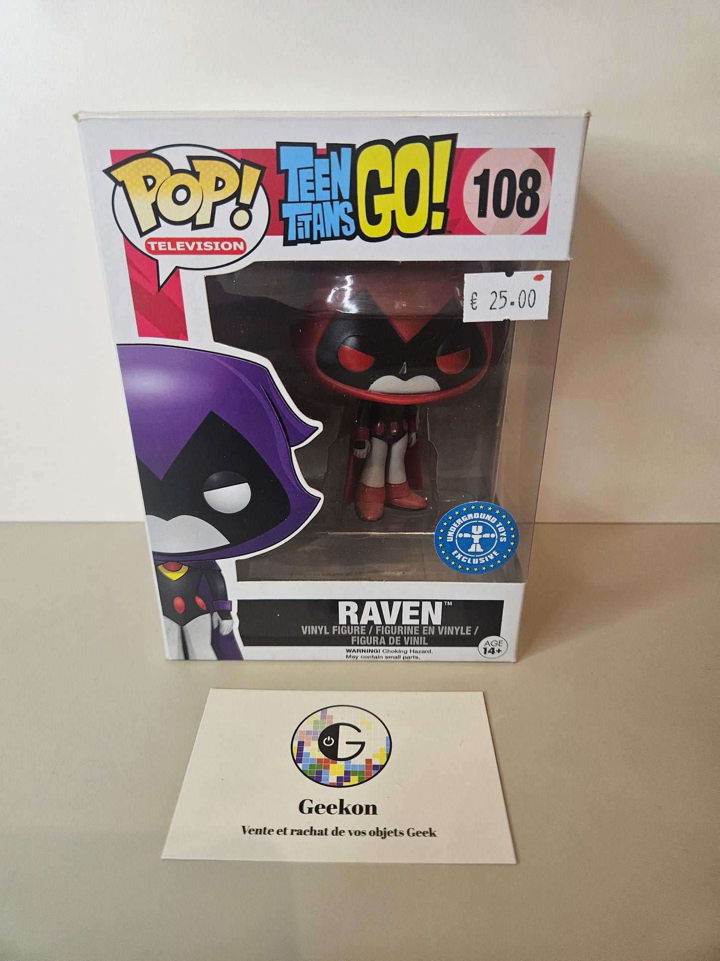 Funko Pop Teen Titans GO ! Raven Exclusive