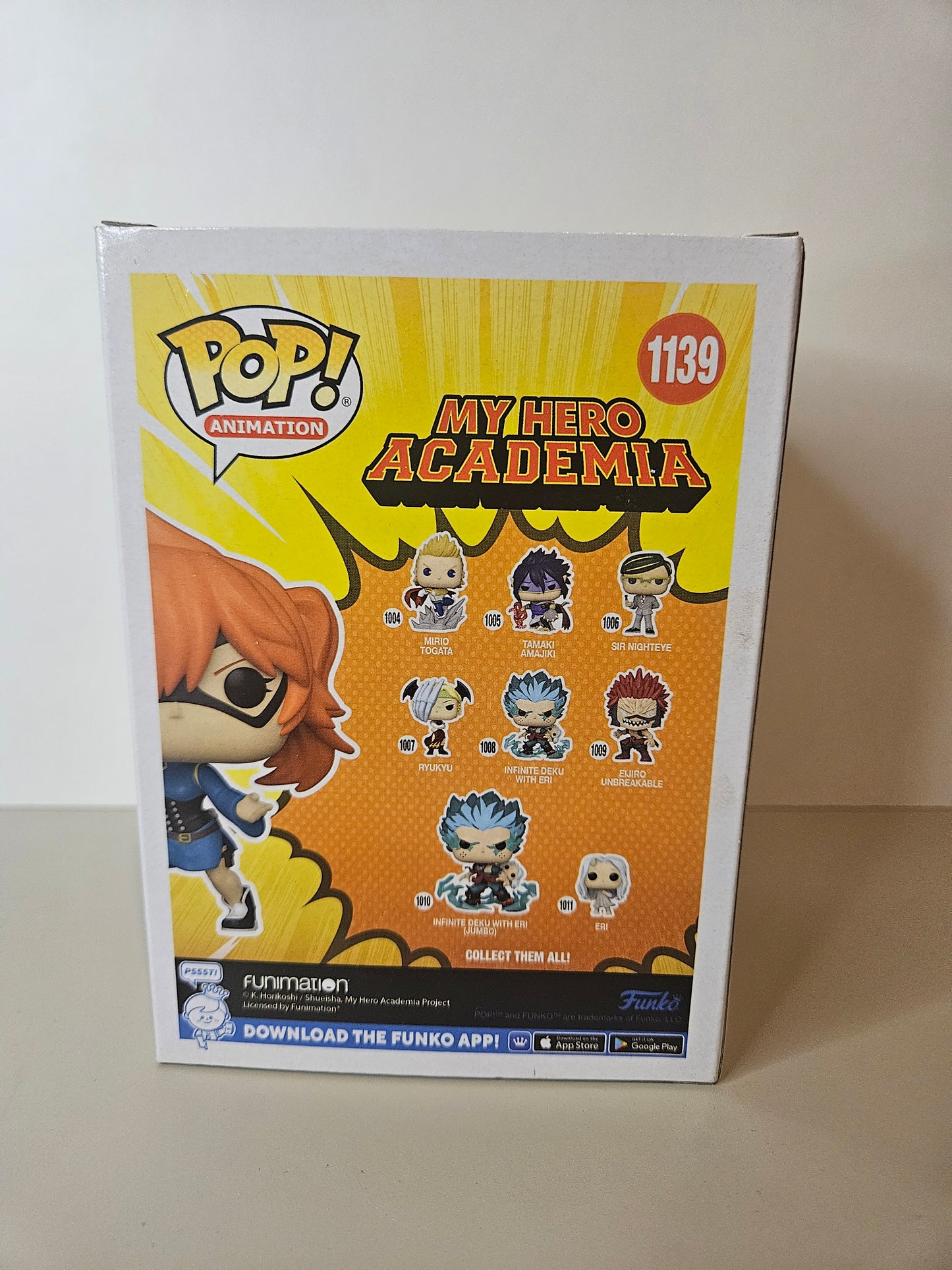 Funko Pop Itsuka Kendon My Hero Academia Japan Expo