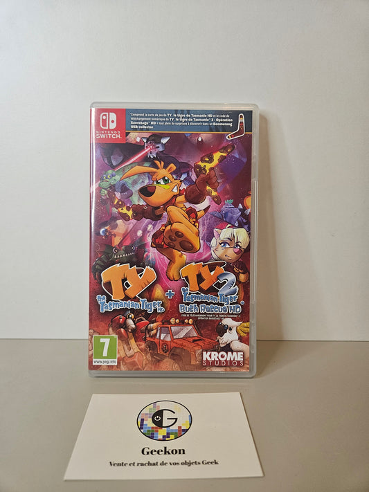 Nintendo - Ty The Tasmanian Tiger HD + Ty The Tasmanian Tiger 2