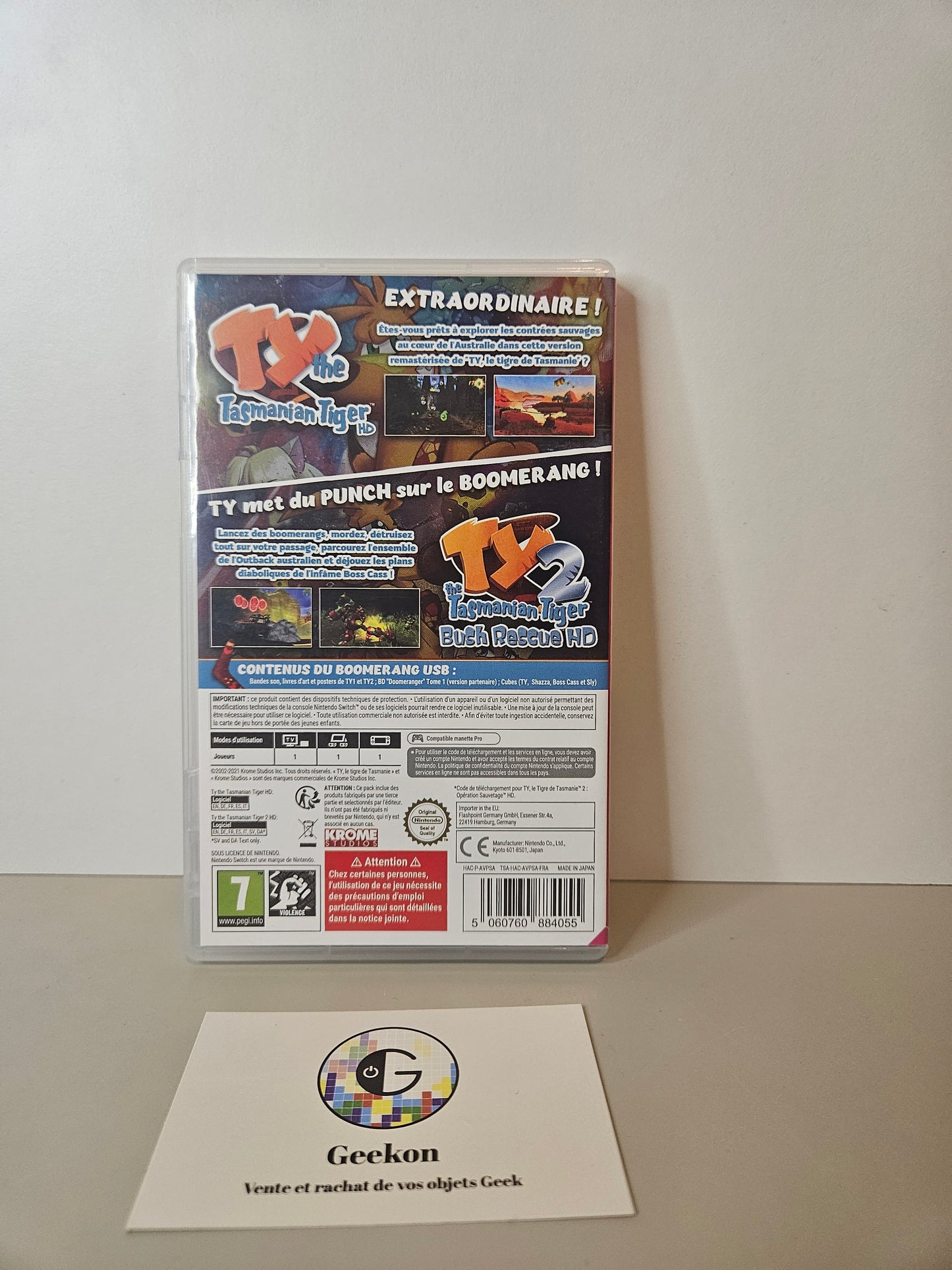 Nintendo - Ty The Tasmanian Tiger HD + Ty The Tasmanian Tiger 2