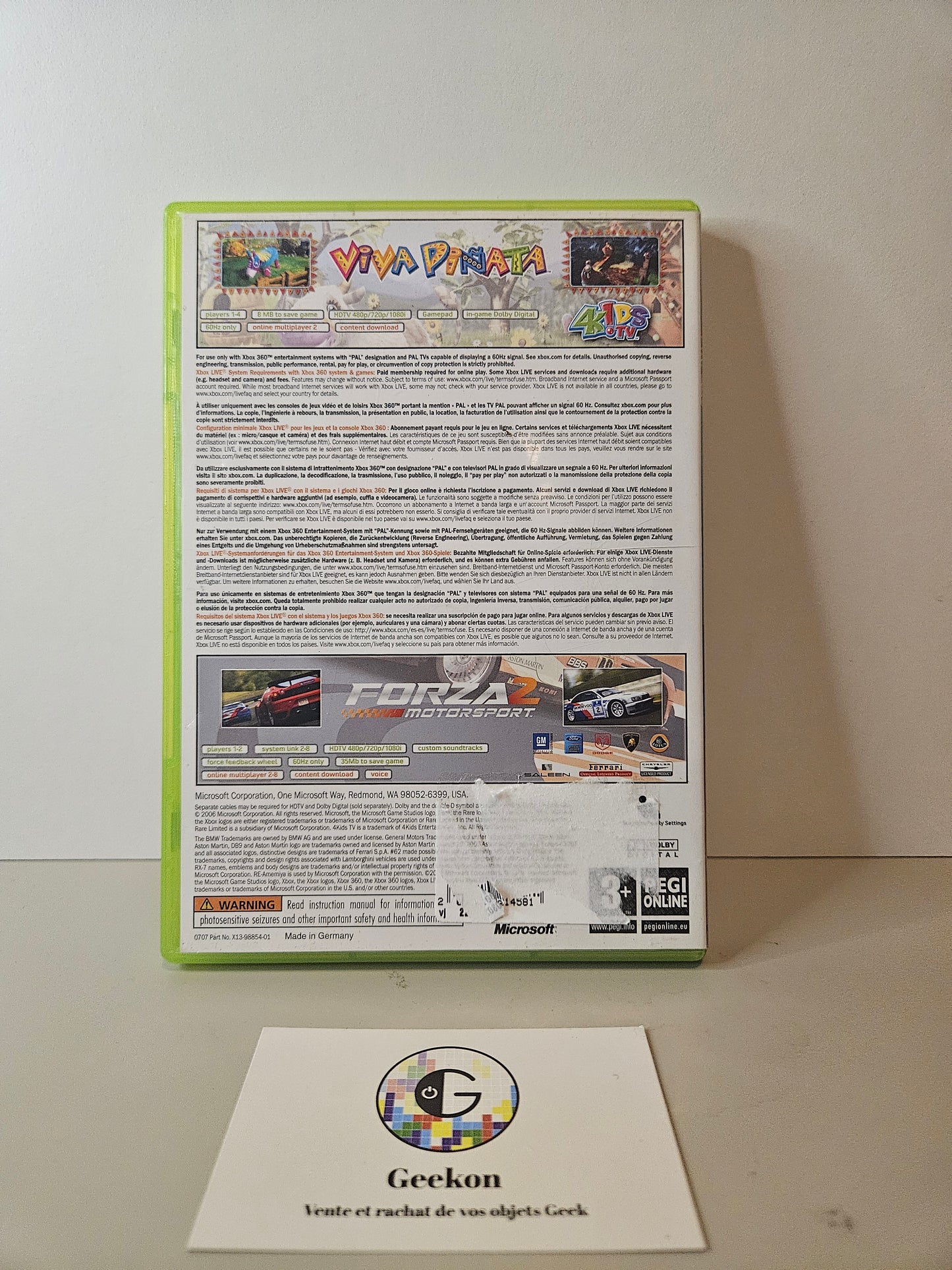 Xbox - Viva Pinata et Forza Motorsport 2