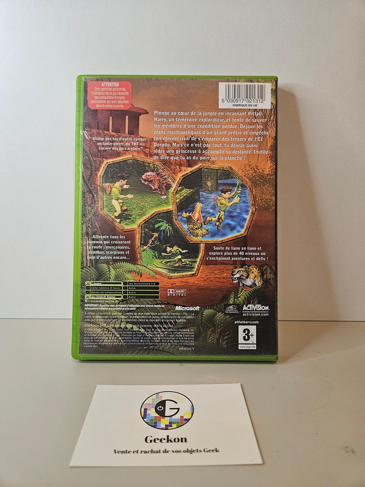 Xbox - Pitfall L'expedition perdue