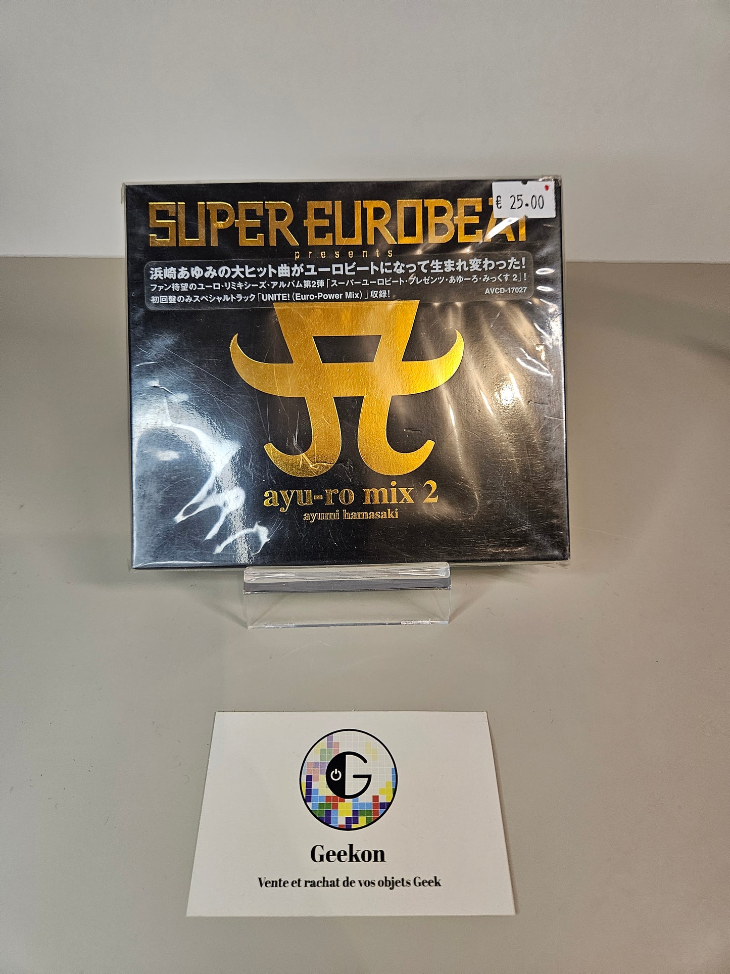 Super Eurobeat Ayu-Ro Mix2 Ayumi Hamasaki CD SOUNDTRACK INITIAL D DDR