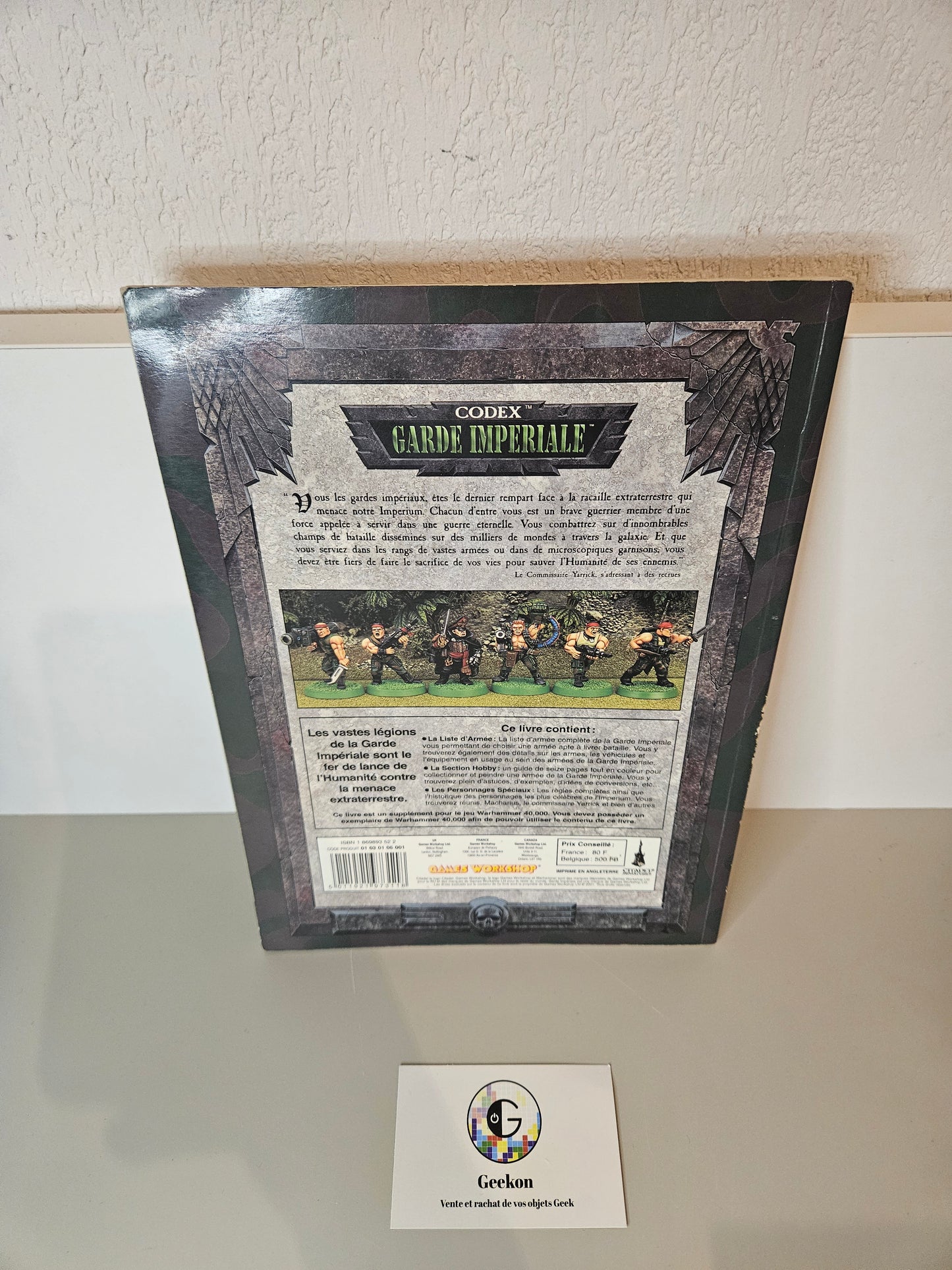 Codex Garde Impériale Warhammer 40000