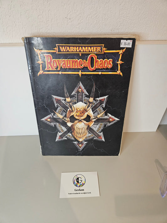 Livre Warhammer Royaume du Chaos