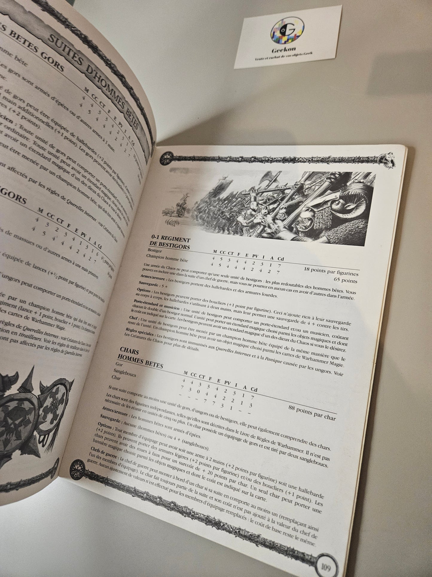 Livre Warhammer Royaume du Chaos
