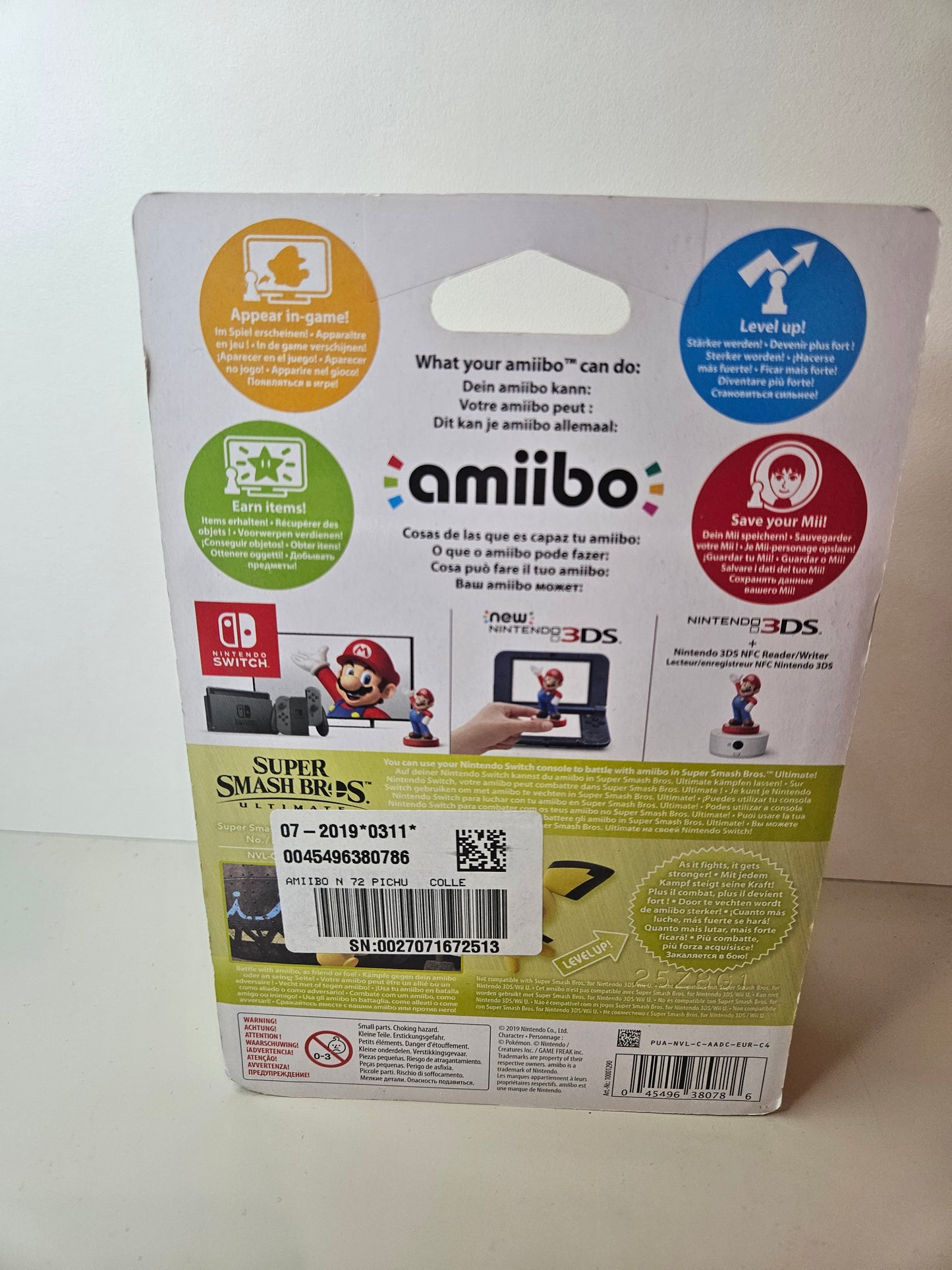 Amiibo Pichu Pokémon Super Smash Bros Ultimate