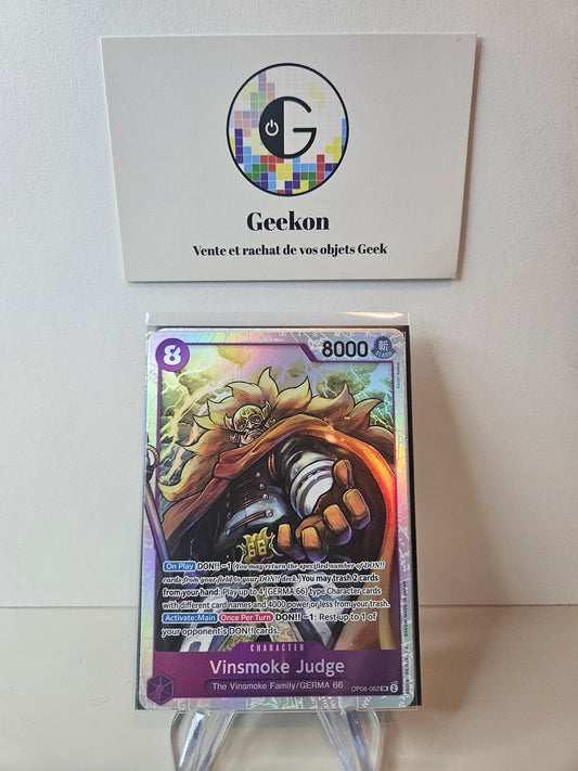Carte One Piece - Vinsmoke Judge
