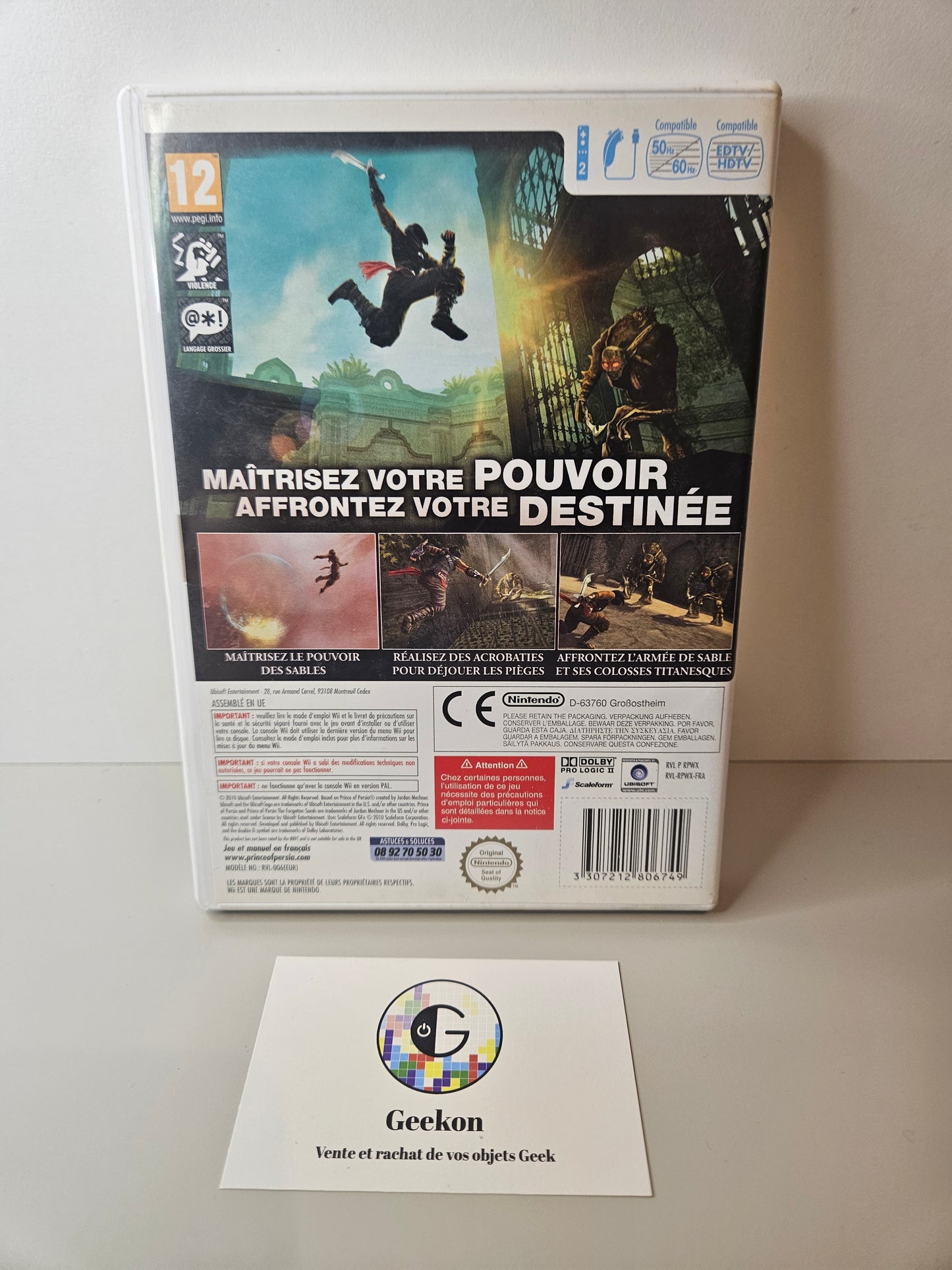 Nintendo - Prince of persia les sable oubliés