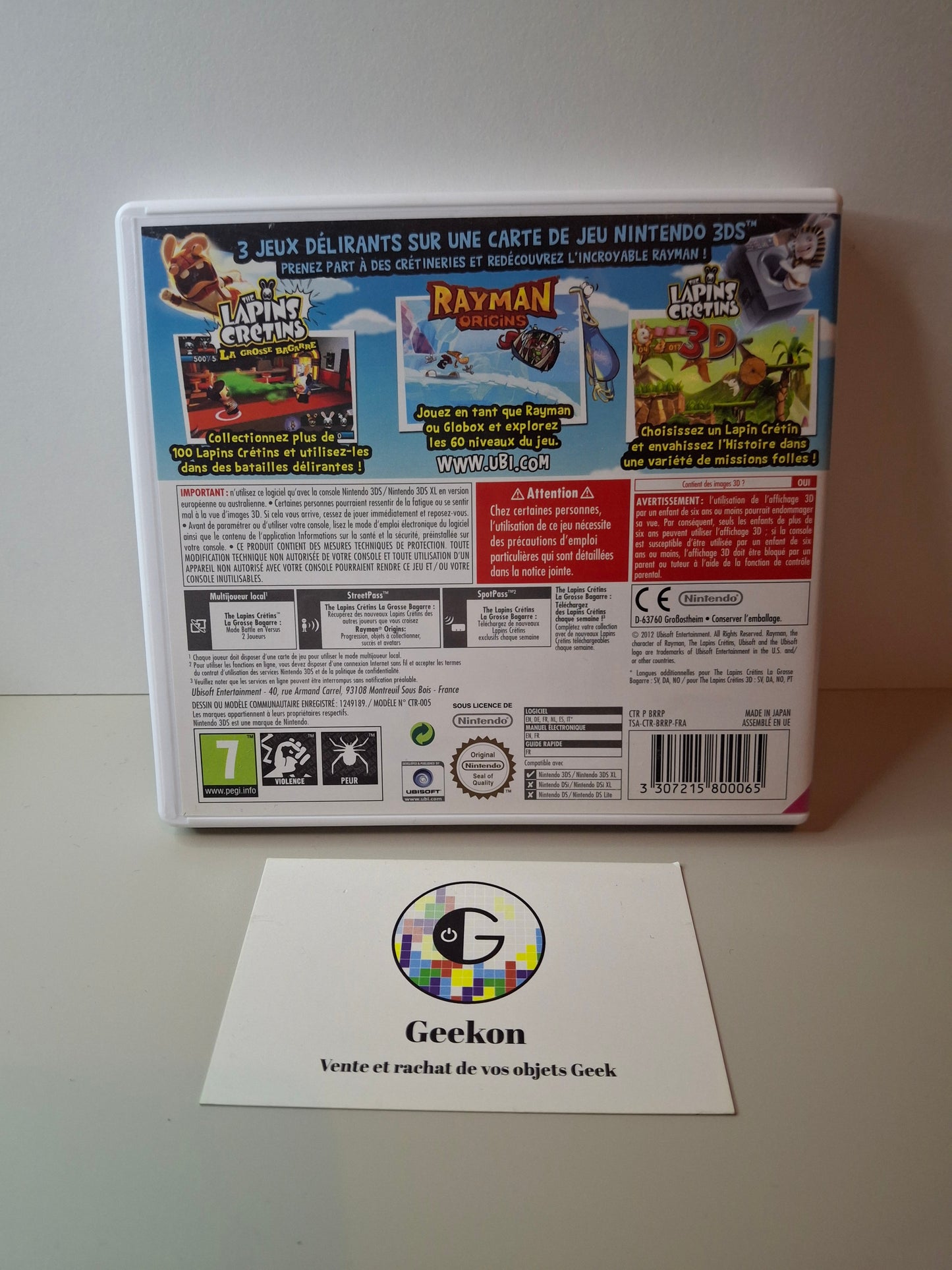 Nintendo - Rayman et The Lapins Crétins - Pack famille