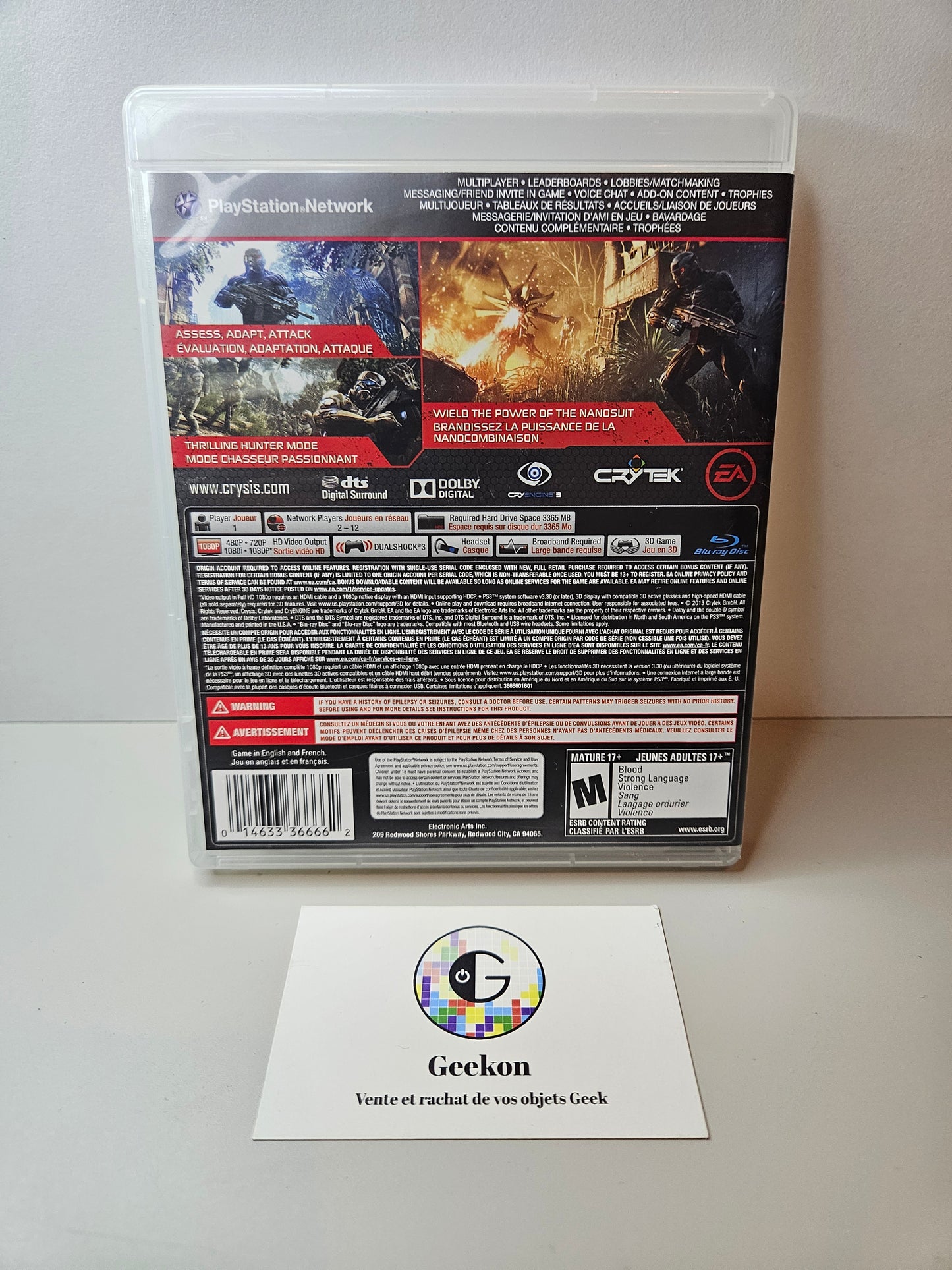 Playstation - Crysis 3 - Hunter Edition