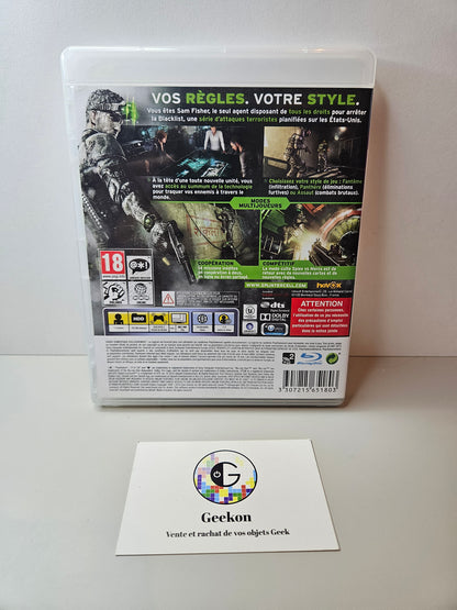 Playstation - Tom Clancy's Splinter Cell Blacklist