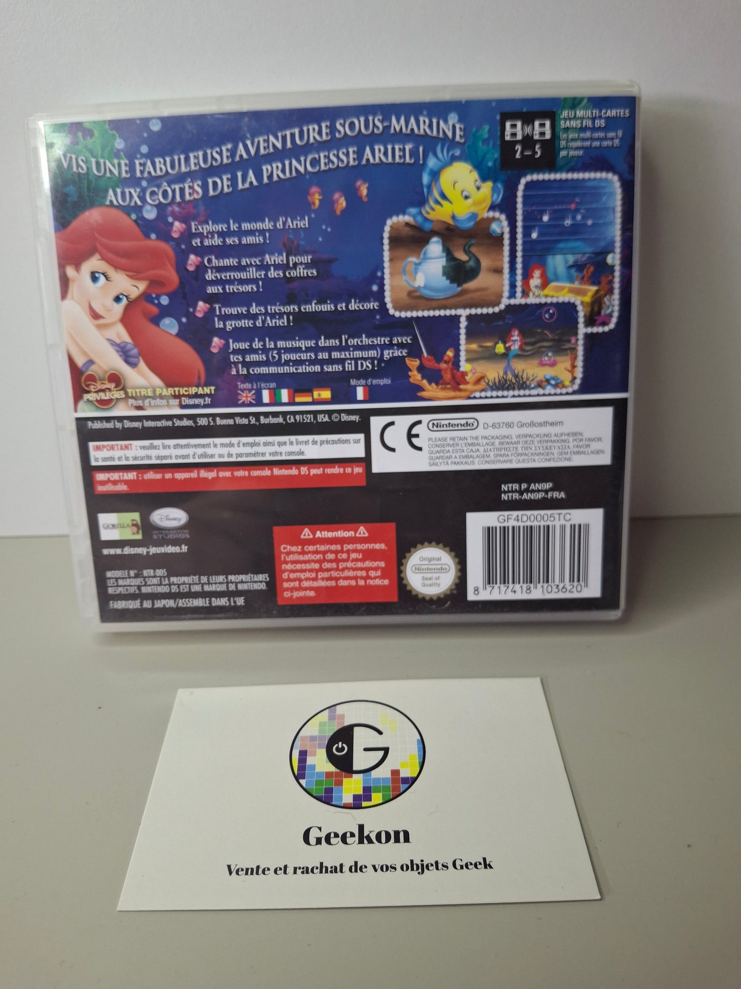 Nintendo - La Petite Sirène : l'Aventure sous-marine d'Ariel