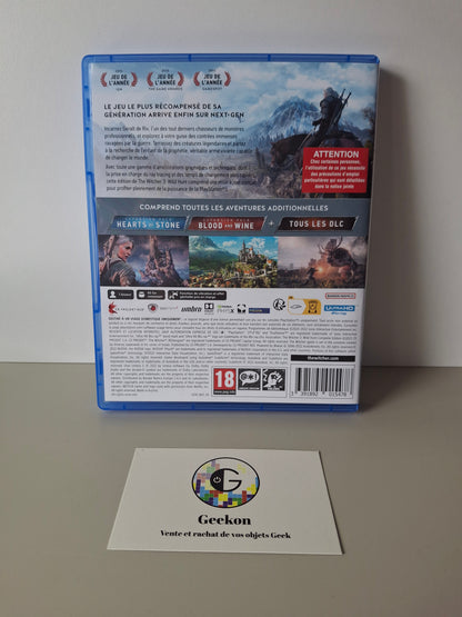 Playstation - The Witcher 3 : Wild Hunt