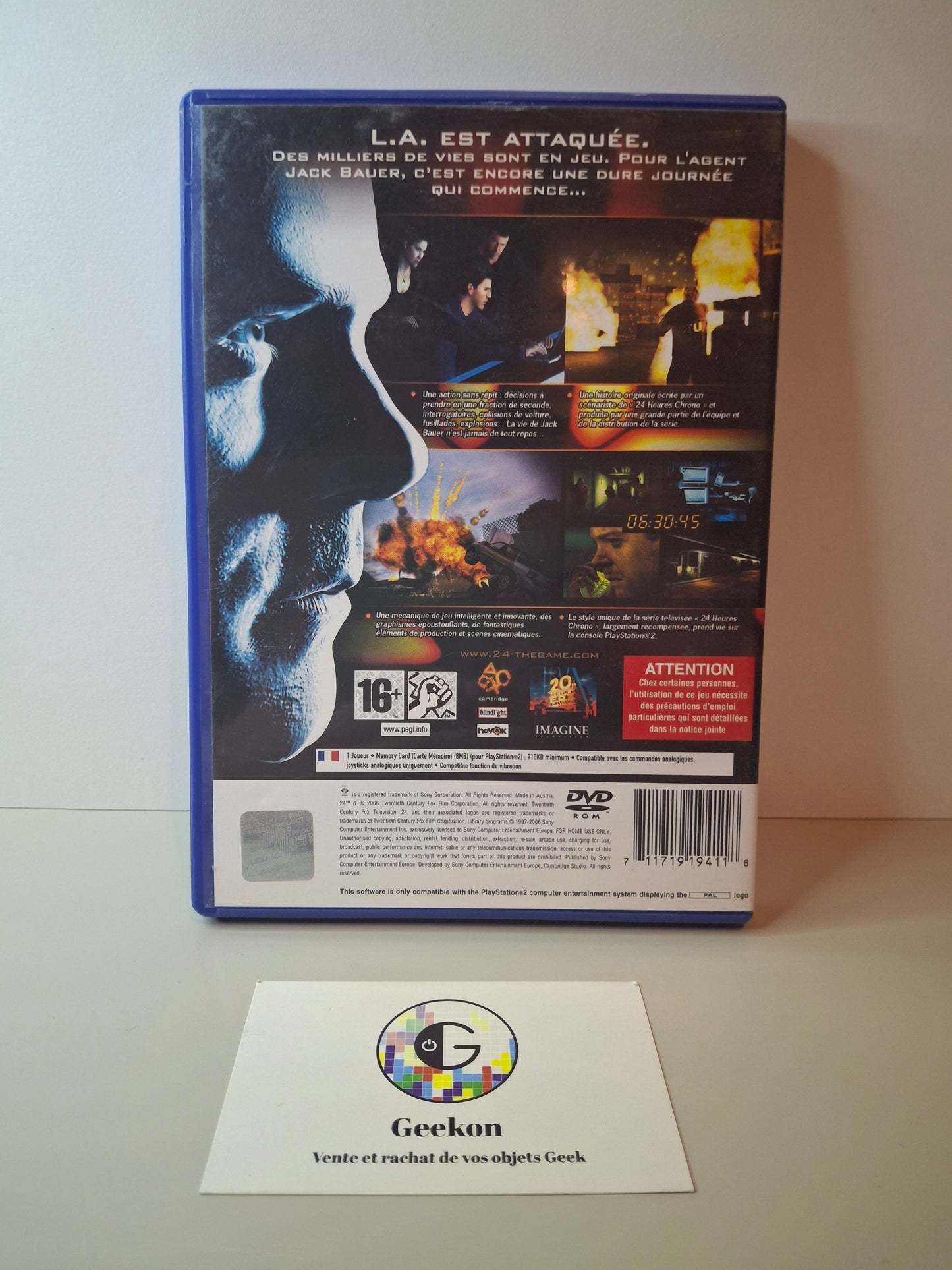 Playstation - 24 Heures Chrono : Le Jeu