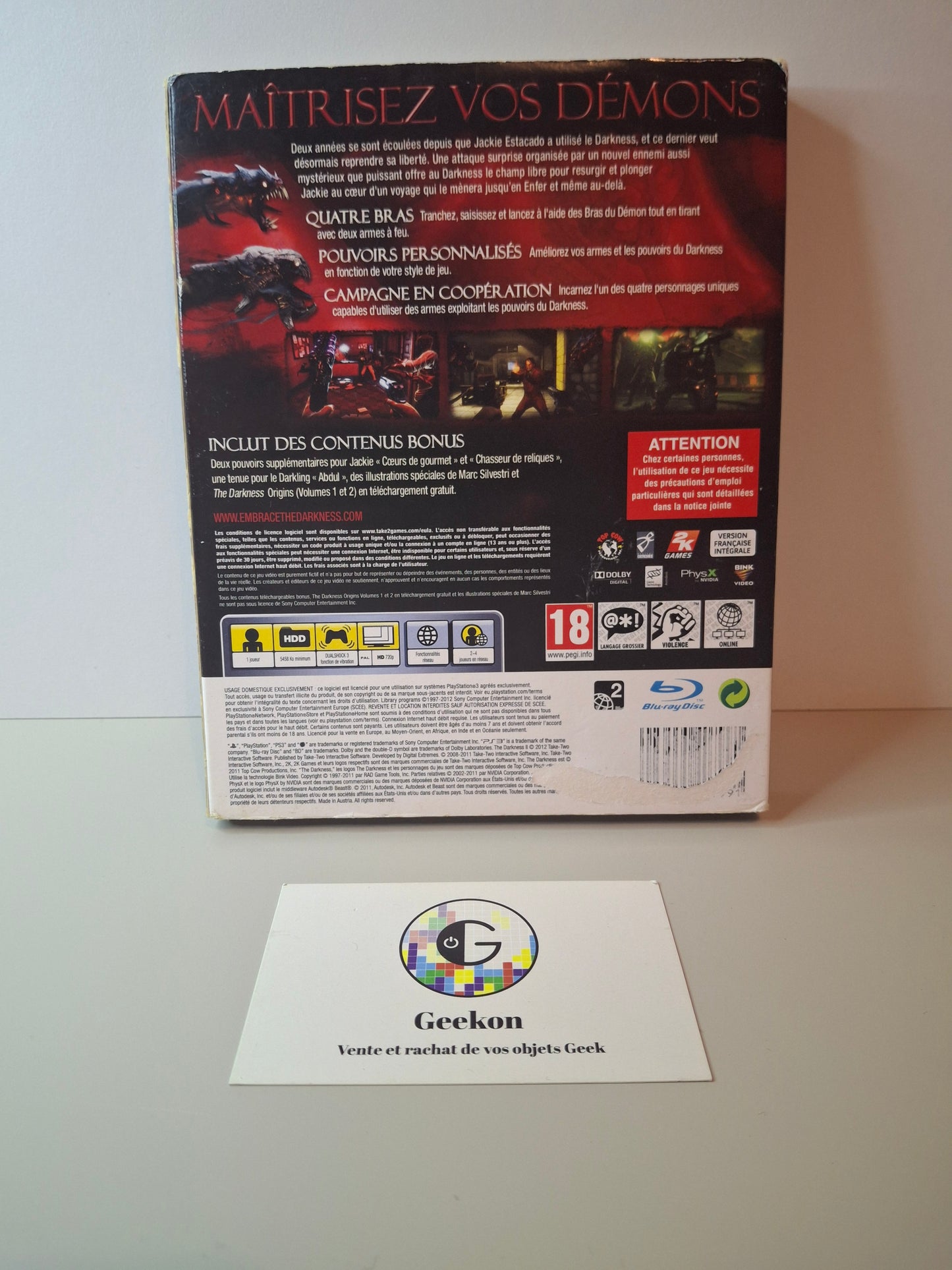 Playstation - The Darkness 2 Edition Limitée