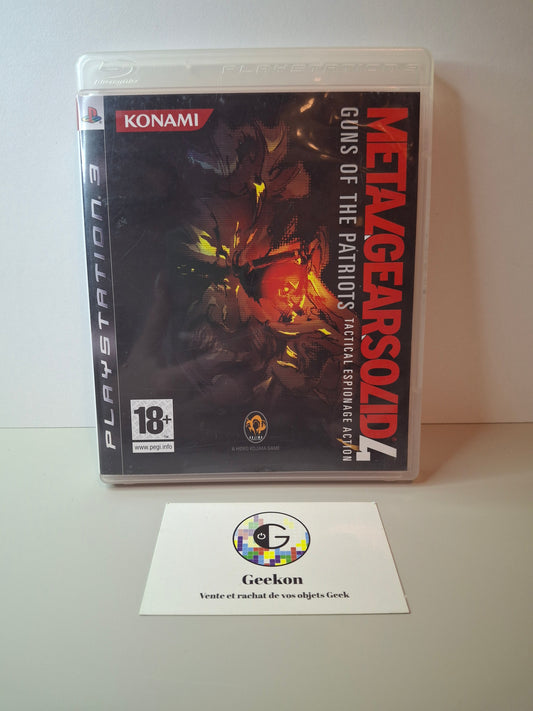 Playstation - Metal Gear Solid 4 : Guns of the Patriots