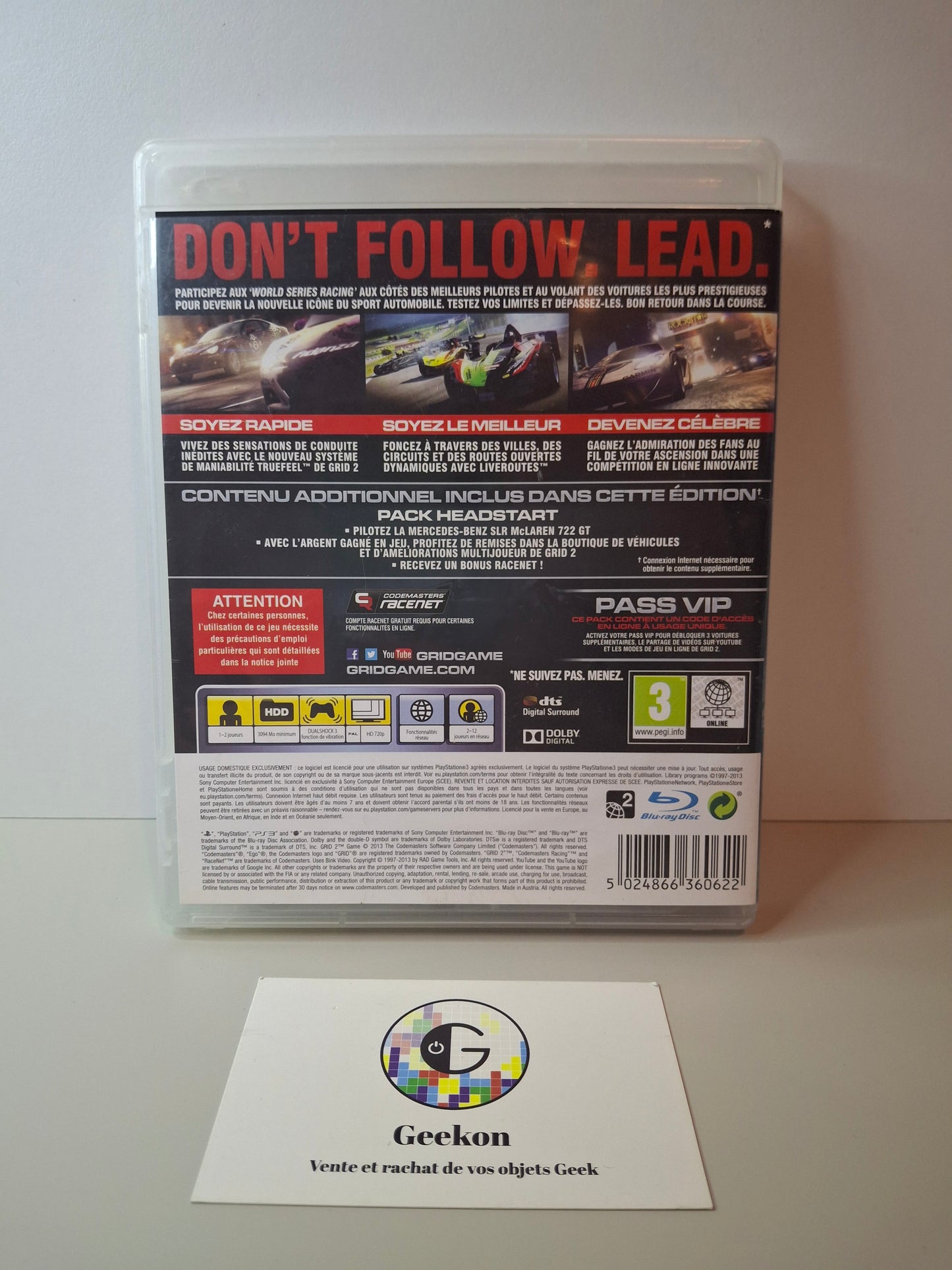 Playstation - Grid 2 Limited Edition