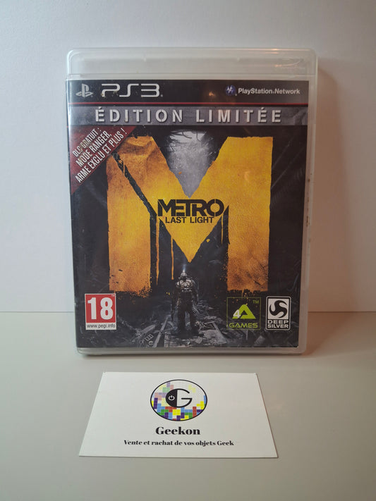 Playstation - Metro Last Light Edition Limitée