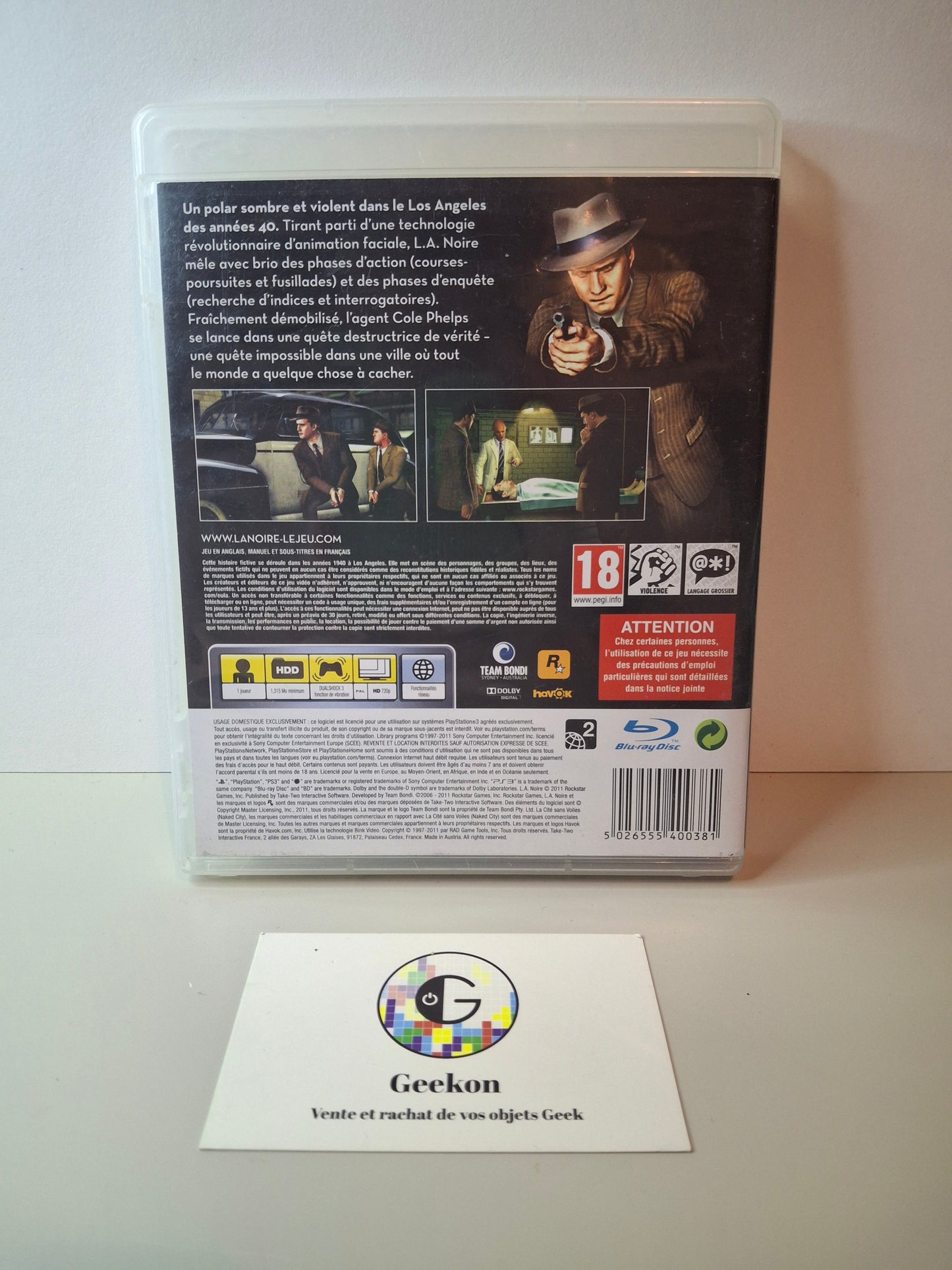 Playstation - L.A Noire